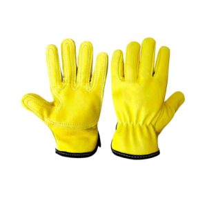 Guantes de vaqueta tipo ingeniero reforzados