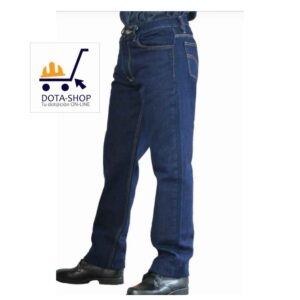 Pantalones en jean 14 onzas, prelavado