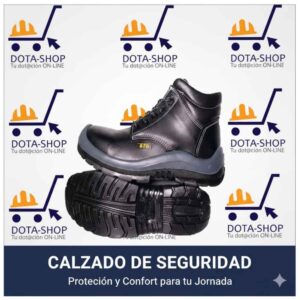 Botas en cuero, punta de seguridad liviana, dieléctrica Ref 820
