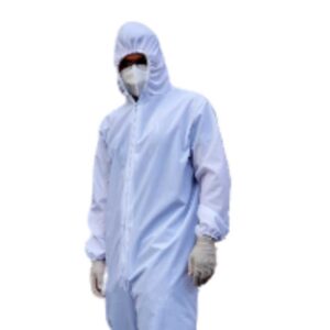 Overoles en anti-fluido unicolor enterizos con capota