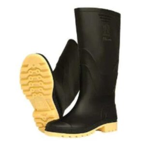 Botas de caucho sencillas negras